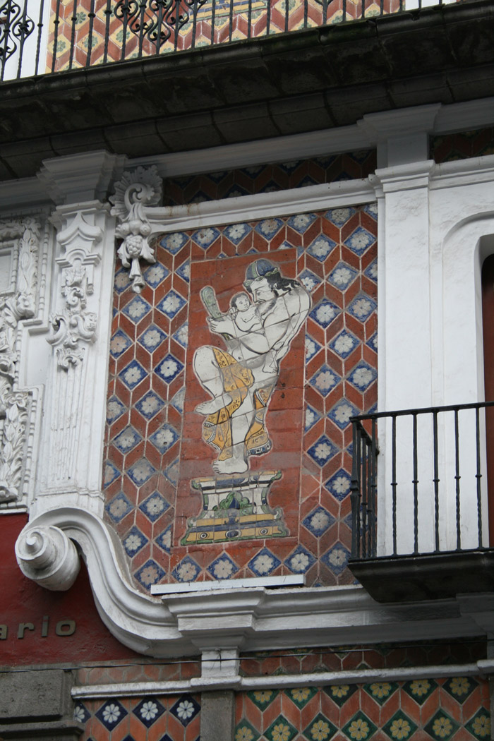 Detalle de la Casa de los Muñecos