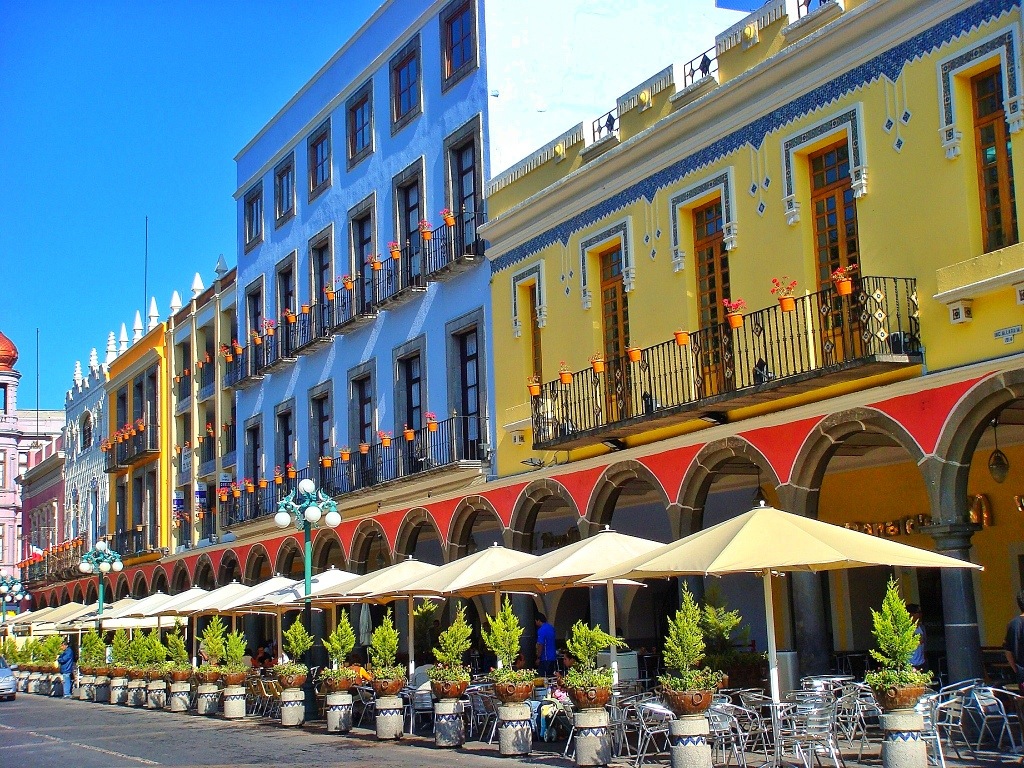 Los arcos del Centro Histórico de Puebla
